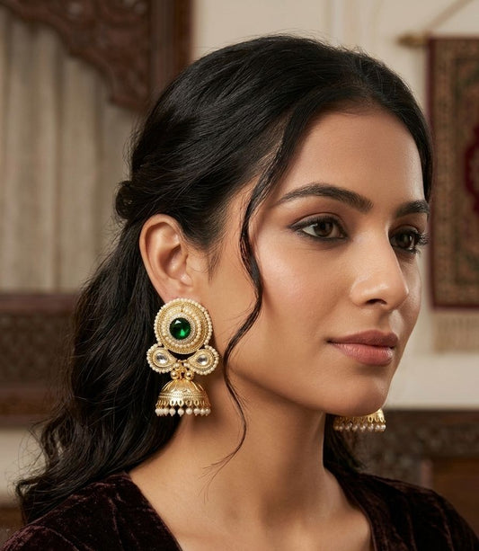 ✨ Light Weight Kashmiri Jhumka